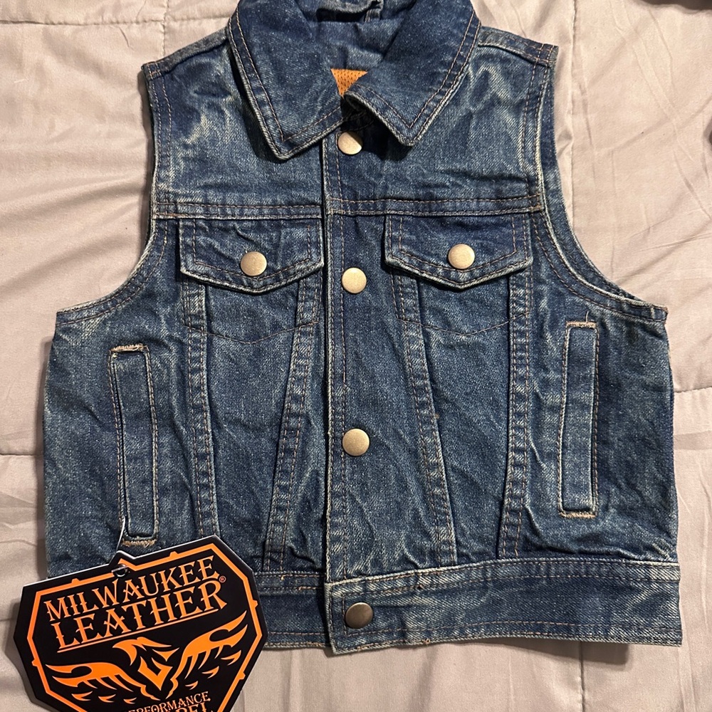 Milwaukee Leather Denim Vest